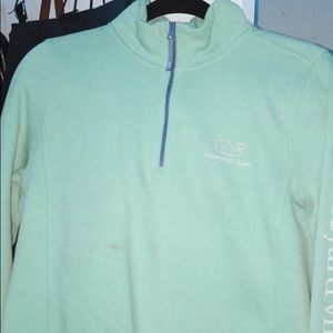 Vineyard Vines Teal Quarter Zip